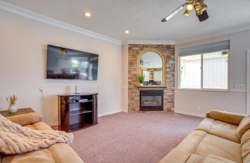 Clearfield House | Office, Fire Pit, Deck! Large Rental Near Hill AFB