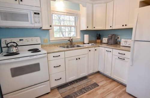 Brewster House | Outdoor Oasis w Fire Pit, Hammock, 1 Mi to Beach!