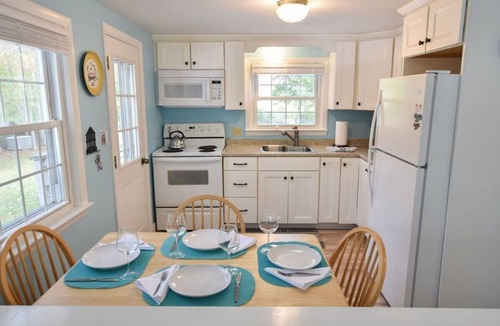 Brewster House | Outdoor Oasis w Fire Pit, Hammock, 1 Mi to Beach!
