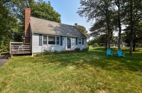 Brewster House | Outdoor Oasis w Fire Pit, Hammock, 1 Mi to Beach!