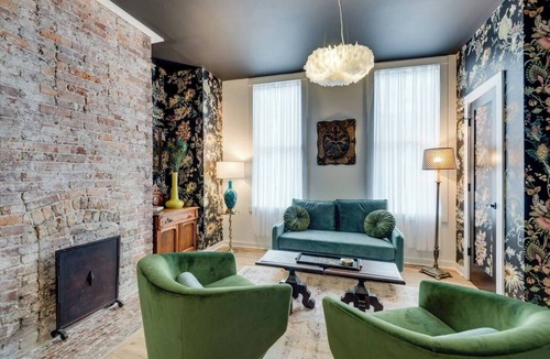 Nashville House | Paris Unit B , This home provides a private escape with a unique charm. Enjoy the convenience of a private entrance and free parking at the front of the property, steps away from your entryway.