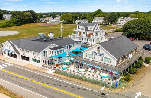 Falmouth Heights Condo | Partial Ocean View! 2 Queen Studio w/Private Deck (312)