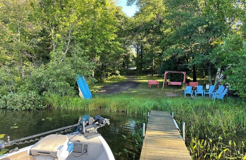 Danbury Cabin | Peaceful 3-bedroom cabin with AC in charming Danbury with Lake 26 access