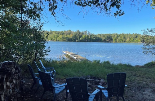 Danbury Cabin | Peaceful 3-bedroom cabin with AC in charming Danbury with Lake 26 access