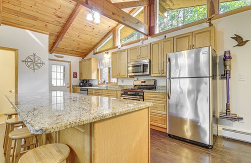 Bridgton House | Peaceful Highland Lake Home w/Kayaks, Dock Access