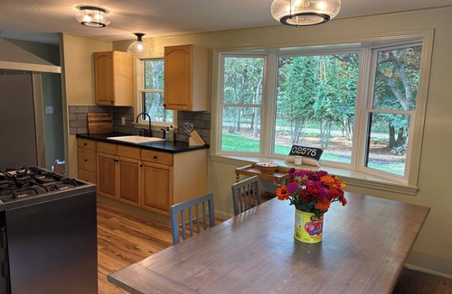 West Tisbury House | Peaceful Island Getaway with Pool and Exclusive Beach Access