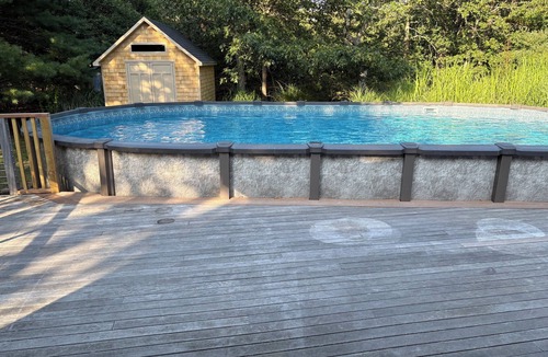 West Tisbury House | Peaceful Island Getaway with Pool and Exclusive Beach Access