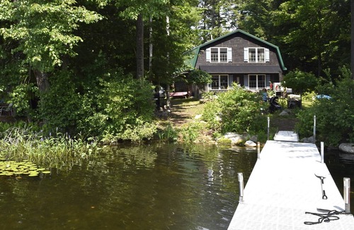 Parsonsfield House | Peaceful lakeside getaway. Enjoy morning coffee listening to the loons.