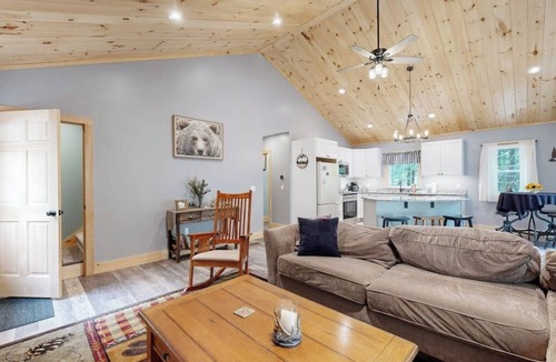 Wolfeboro House | Peaceful new cabin, close to downtown, rail trail & beaches for all seasons fun
