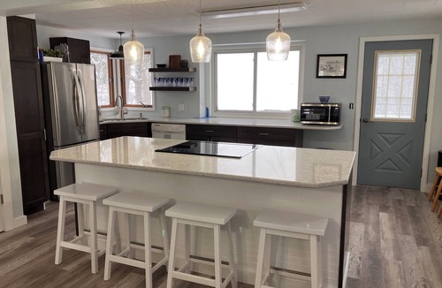 Scottville House | Peaceful, Private Lakeside Home. Sleep 16!