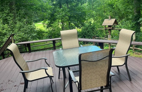 Kinsman House | Peaceful rental by the 18th hole—your serene oasis awaits!
