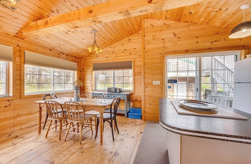 Wells Cabin | Peaceful Wells Retreat w/Deck & Water Views