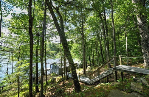 Harrison Cottage | Pet-friendly cottage on the edge of Crystal Lake with an unbeatable view!