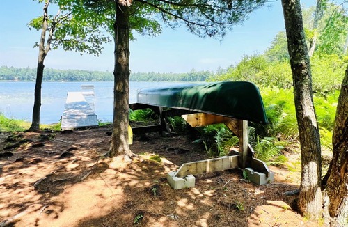 Stone Lake Cabin | Pet-Friendly Lakeside Lodge with Kayaks and Canoe!