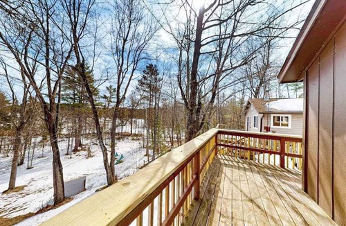 Eagle River House | Pickerel Lake cabin w/kayaks, dock, patio, grill & direct access to trails!