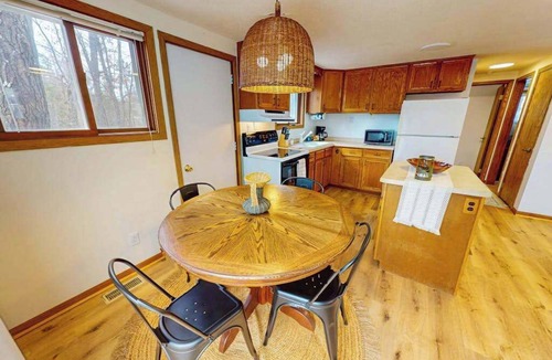 Eagle River House | Pickerel Lake cabin w/kayaks, dock, patio, grill & direct access to trails!
