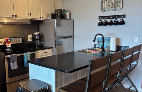 Port Clinton Condo | Pool and hot tub open! Birdwatching and fishing at its best. First floor!