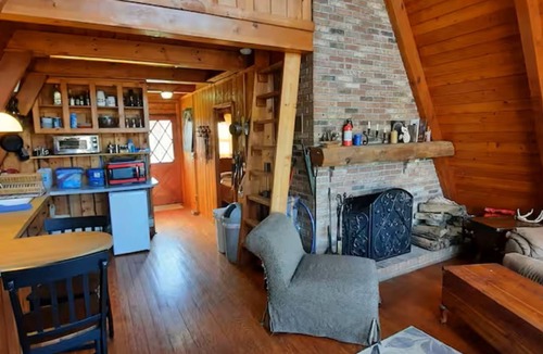 Logan Cabin | Primitive A-frame Cabin on 90 acres