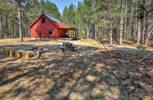 South Boardman House | Private South Boardman Cabin on 10 Forest Acres!