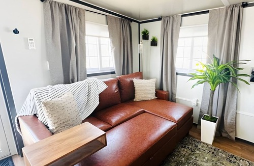 Pecos Apartment | Private Studio Suite with Queen and Bunk Beds, Full Kitchen and In-Unit Laundry