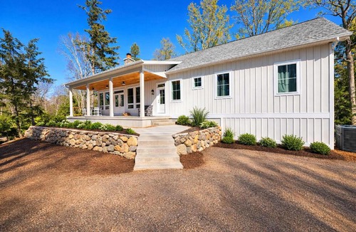 Lake Township House | PrivateLakeMichiganBeach StunningViews TrulyNorth