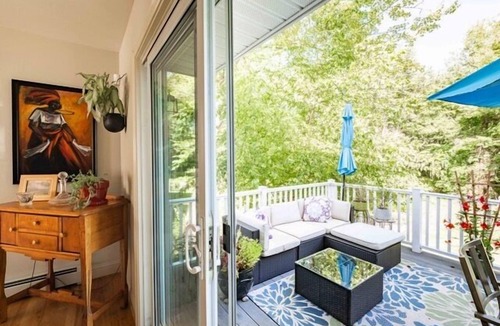 Kennebunk House | Quail Run Backyard Oasis | Firepit | Finished basement/TV Room | Porch | Gardens