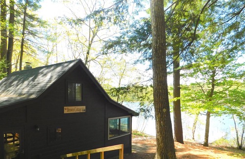 Oxford Cottage | Quaint and cozy Maine cottage on quiet Hogan Pond with large sandy beach!