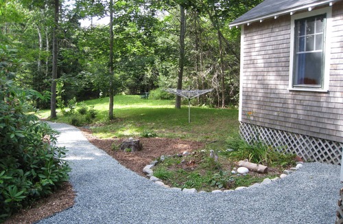Hancock Point Cottage | Quiet cottage in the woods with private access to beach, shore views of Acadia.
