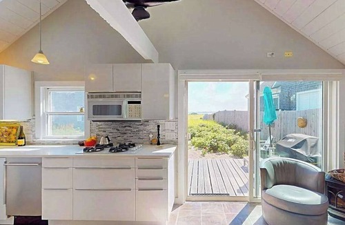 North Truro House | Quiet cottage on the beach with deck, grill, AC, & water views