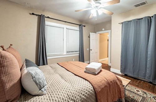 North Overton House | Raider On Main - 2BR/1BA - Pet Friendly