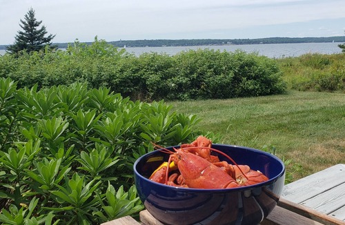 New Harbor House | Rare Mid-August Opening: Waterfront Home with Hot Tub, Beach Access & Bay Views