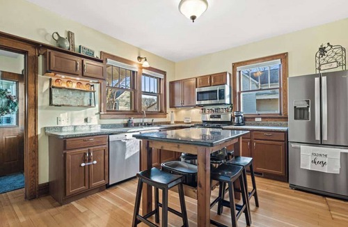 Green Lake House | Red Brick Home Near Lake