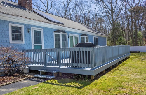 Sandwich House | Relaxing, pet-friendly Cape Cod stay near golf & beaches w/firepit & fenced yard