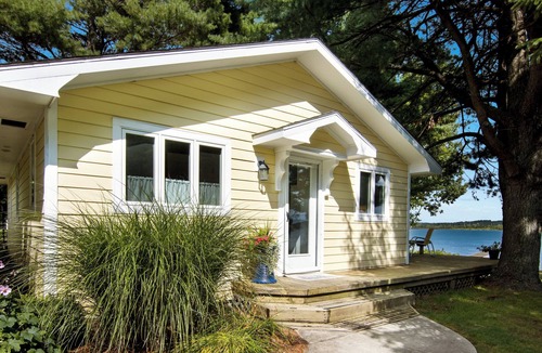 Cedar Cottage | Renovated Cottage with 100 ft Lake Private Lake Leelanau frontage