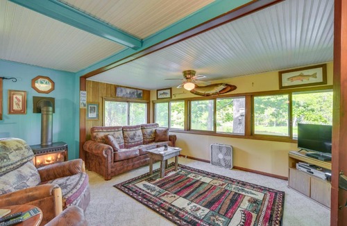 Pine City House | Riverfront Nature Getaway Near Downtown Pine City!