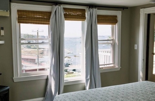 Boothbay Harbor Hotel | Room 15 at Admiral's Quarters Penthouse | Stunning Views + King Bed + Trundle