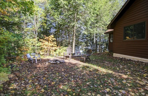 Lac du Flambeau Cabin | Roomy, Wisconsin Northwoods Lakeside Cabin w/private dock! Pet Friendly