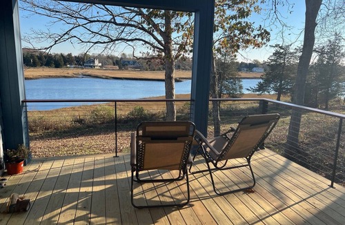 Fairhaven House | Salt Marsh Sanctuary on Nasketucket Bay-the Blu Haus!
