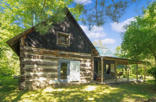 Stanwood Cabin | Sanctuary in the Woods: Historic Log Cabin on 30 secluded acres with trails