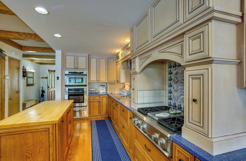 Cadillac House | Sauna + Fireplaces! Lakefront Cadillac Retreat