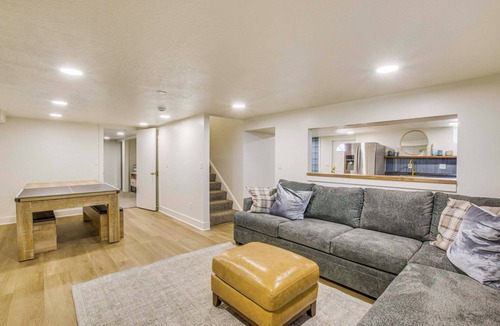 Pleasant View Apartment | Scenic Patio & Views! Stay 10 Mi to Nordic Valley