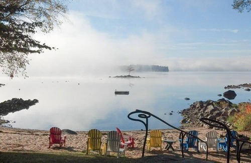 South Casco House | Sebago Lake Camp Sandy Beach Jordan Bay Raymond Maine Rental Saturday-Saturday