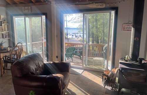 Standish Cabin | Sebago Lake Retreat - Sunset Views, Fire Pit, Family Fun