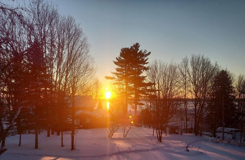Bayfield House | Secluded modern home with splendid views and easy walk to town.