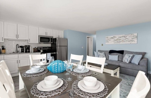 Rye Apartment | Serenity @ Snug Harbor | Ocean View | Private Deck