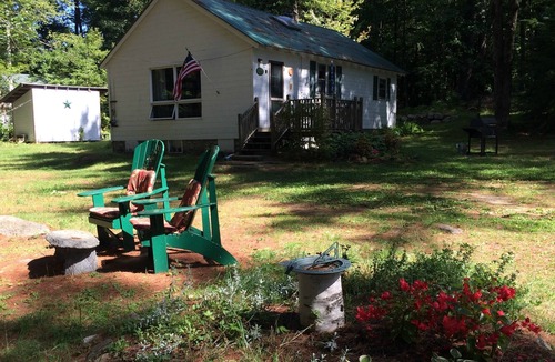 Oxford Cabin | 'Simple Abundance' - Timeless Maine Lakefront Cabin, Deck And Canoe