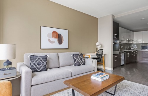 West End Apartment | Sleek North Station 1BR w/W/D & Gym, nr TD Garden, by Blueground