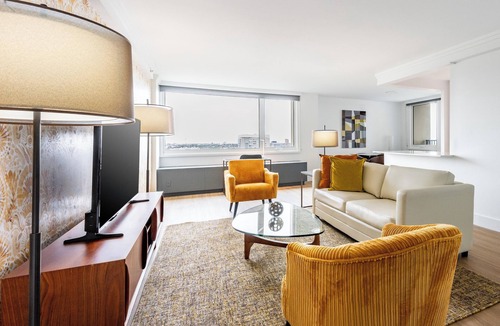West End Apartment | Sleek One-Bedroom Apartment with Balcony in Boston
