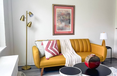 Mount Auburn Apartment | Sleepover: Vivid 1BD/1BA + Gym - Downtown Cincinnati