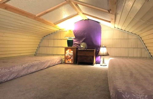 Bryant Cabin | Snug Tiny House Getaway in Elton for Vacations near the Wolf River, Wisconsin